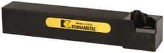 Kennametal - CTGP, Left Hand Cut, 0° Lead Angle, 1" Shank Height x 1" Shank Width, Positive Rake Indexable Turning Toolholder - 6" OAL, TP..42. Insert Compatibility, Series Kendex - USA Tool & Supply