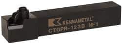 Kennametal - CTGP, Right Hand Cut, 0° Lead Angle, 3/4" Shank Height x 3/4" Shank Width, Positive Rake Indexable Turning Toolholder - 4-1/2" OAL, TN..32. Insert Compatibility, Series Kendex - USA Tool & Supply