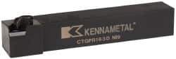 Kennametal - CTGP, Right Hand Cut, 0° Lead Angle, 1" Shank Height x 1" Shank Width, Positive Rake Indexable Turning Toolholder - 6" OAL, TN..32. Insert Compatibility, Series Kendex - USA Tool & Supply