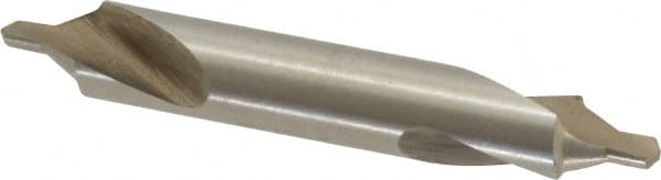 Interstate - #14 Bell Cut 60° Incl Angle High Speed Steel Combo Drill & Countersink - USA Tool & Supply