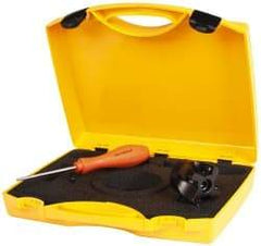 Kennametal - 4 Inserts, 2" Cut Diam, 3/4" Arbor Diam, 0.361" Max Depth of Cut, Indexable Square-Shoulder Face Mill - 0/90° Lead Angle, 1-3/4" High, SD.T 43.. Insert Compatibility, Series KSSM - USA Tool & Supply