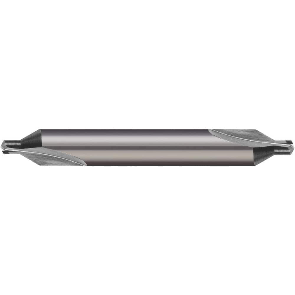 Micro 100 - 60° 8mm Body Diam Solid Carbide Combo Drill & Countersink - Exact Industrial Supply