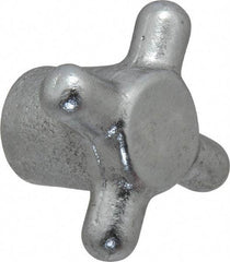 Gibraltar - 2-1/2" Head Diam, 4 Point Spoked Knob - 1/2-13 Hole, Cast Iron - USA Tool & Supply