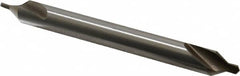 Interstate - #4-1/2 Plain Cut 60° Incl Angle High Speed Steel Combo Drill & Countersink - USA Tool & Supply