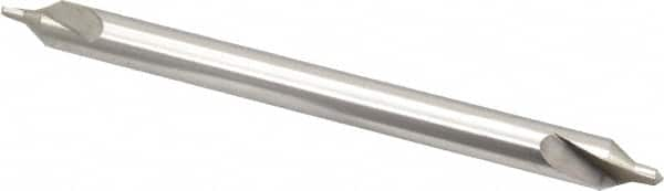 Interstate - #5 Plain Cut 60° Incl Angle High Speed Steel Combo Drill & Countersink - USA Tool & Supply