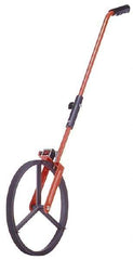CST/berger - 100,000' Counter Limit, 3' OAL, Red Measuring Wheel - 1" Accuracy per 100", Measures in Feet - USA Tool & Supply