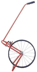 CST/berger - 100,000' Counter Limit, 4' OAL, Red Measuring Wheel - 1" Accuracy per 100", Measures in Feet - USA Tool & Supply