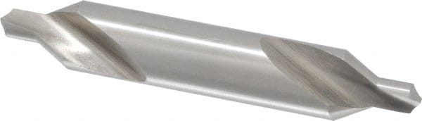 Interstate - #6 Plain Cut 60° Incl Angle Cobalt Combo Drill & Countersink - USA Tool & Supply