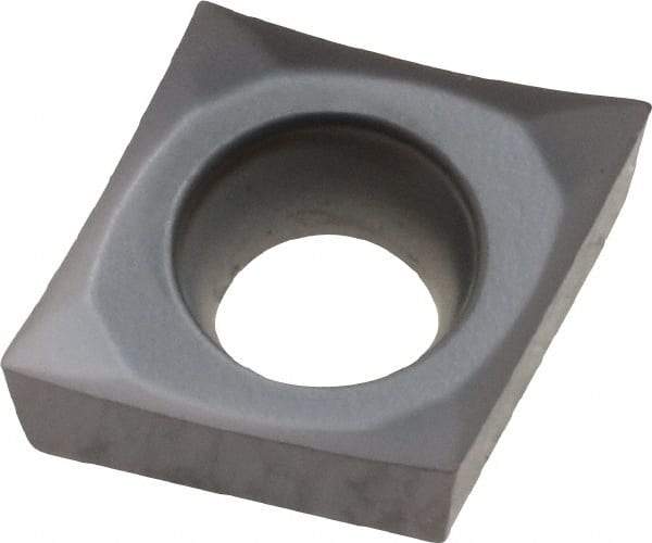 Kennametal - CCGT32.50.5 HP Grade KC5025 Carbide Turning Insert - TiAlN Finish, 80° Diamond, 3/8" Inscr Circle, 5/32" Thick, 0.0079" Corner Radius - USA Tool & Supply
