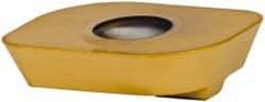 Kennametal - LFEW3538 GN Grade KC725M Carbide Milling Insert - TiN/TiCN/TiN Finish, 3/16" Thick, 3.2mm Corner Radius - USA Tool & Supply