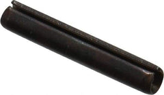 Value Collection - 2mm Diam x 12mm Long Slotted Spring Pin - Grade 1070-1080 Steel, Plain Finish - USA Tool & Supply