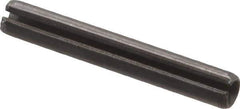 Value Collection - 2mm Diam x 14mm Long Slotted Spring Pin - Grade 1070-1080 Steel, Plain Finish - USA Tool & Supply