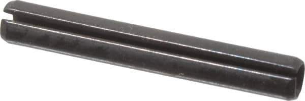 Value Collection - 2mm Diam x 16mm Long Slotted Spring Pin - Grade 1070-1080 Steel, Plain Finish - USA Tool & Supply