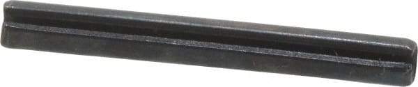 Value Collection - 2mm Diam x 18mm Long Slotted Spring Pin - Grade 1070-1080 Steel, Plain Finish - USA Tool & Supply