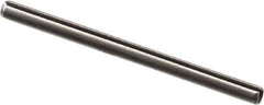 Value Collection - 2mm Diam x 30mm Long Slotted Spring Pin - Grade 1070-1080 Steel, Plain Finish - USA Tool & Supply
