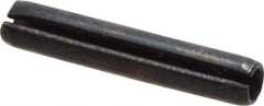 Value Collection - 2.5mm Diam x 14mm Long Slotted Spring Pin - Grade 1070-1080 Steel, Plain Finish - USA Tool & Supply