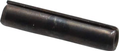 Value Collection - 3mm Diam x 14mm Long Slotted Spring Pin - Grade 1070-1080 Steel, Plain Finish - USA Tool & Supply