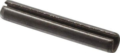 Value Collection - 3mm Diam x 18mm Long Slotted Spring Pin - Grade 1070-1080 Steel, Plain Finish - USA Tool & Supply