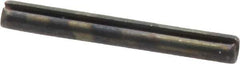 Value Collection - 3mm Diam x 24mm Long Slotted Spring Pin - Grade 1070-1080 Steel, Plain Finish - USA Tool & Supply