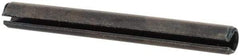 Value Collection - 3mm Diam x 28mm Long Slotted Spring Pin - Grade 1070-1080 Steel, Plain Finish - USA Tool & Supply