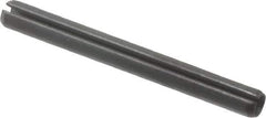 Value Collection - 3mm Diam x 30mm Long Slotted Spring Pin - Grade 1070-1080 Steel, Plain Finish - USA Tool & Supply