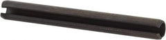 Value Collection - 3.5mm Diam x 32mm Long Slotted Spring Pin - Grade 1070-1080 Steel, Plain Finish - USA Tool & Supply