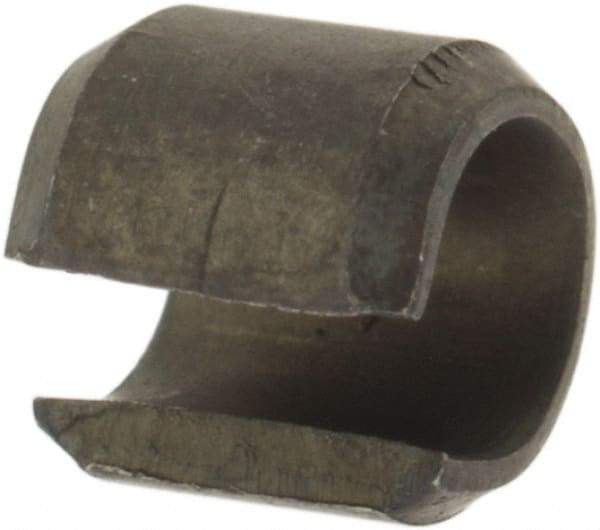 Value Collection - 4mm Diam x 4mm Long Slotted Spring Pin - Grade 1070-1080 Steel, Plain Finish - USA Tool & Supply