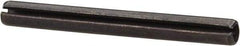 Value Collection - 4mm Diam x 40mm Long Slotted Spring Pin - Grade 1070-1080 Steel, Plain Finish - USA Tool & Supply