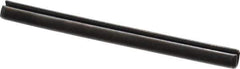 Value Collection - 4mm Diam x 50mm Long Slotted Spring Pin - Grade 1070-1080 Steel, Plain Finish - USA Tool & Supply