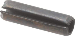 Value Collection - 5mm Diam x 18mm Long Slotted Spring Pin - Grade 1070-1080 Steel, Plain Finish - USA Tool & Supply