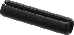 Value Collection - 5mm Diam x 22mm Long Slotted Spring Pin - Grade 1070-1080 Steel, Plain Finish - USA Tool & Supply