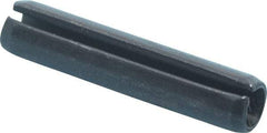 Value Collection - 5mm Diam x 24mm Long Slotted Spring Pin - Grade 1070-1080 Steel, Plain Finish - USA Tool & Supply