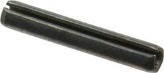 Value Collection - 5mm Diam x 30mm Long Slotted Spring Pin - Grade 1070-1080 Steel, Plain Finish - USA Tool & Supply