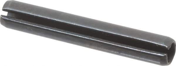 Value Collection - 5mm Diam x 32mm Long Slotted Spring Pin - Grade 1070-1080 Steel, Plain Finish - USA Tool & Supply