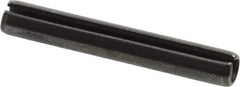 Value Collection - 5mm Diam x 35mm Long Slotted Spring Pin - Grade 1070-1080 Steel, Plain Finish - USA Tool & Supply