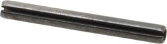 Value Collection - 5mm Diam x 45mm Long Slotted Spring Pin - Grade 1070-1080 Steel, Plain Finish - USA Tool & Supply