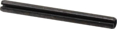 Value Collection - 5mm Diam x 50mm Long Slotted Spring Pin - Grade 1070-1080 Steel, Plain Finish - USA Tool & Supply