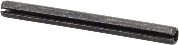 Value Collection - 5mm Diam x 55mm Long Slotted Spring Pin - Grade 1070-1080 Steel, Plain Finish - USA Tool & Supply