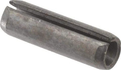 Value Collection - 6mm Diam x 20mm Long Slotted Spring Pin - Grade 1070-1080 Steel, Plain Finish - USA Tool & Supply