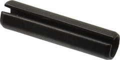 Value Collection - 6mm Diam x 26mm Long Slotted Spring Pin - Grade 1070-1080 Steel, Plain Finish - USA Tool & Supply
