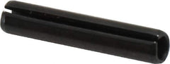 Value Collection - 6mm Diam x 30mm Long Slotted Spring Pin - Grade 1070-1080 Steel, Plain Finish - USA Tool & Supply