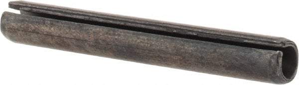 Value Collection - 6mm Diam x 45mm Long Slotted Spring Pin - Grade 1070-1080 Steel, Plain Finish - USA Tool & Supply