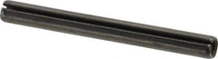 Value Collection - 6mm Diam x 60mm Long Slotted Spring Pin - Grade 1070-1080 Steel, Plain Finish - USA Tool & Supply