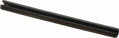 Value Collection - 6mm Diam x 80mm Long Slotted Spring Pin - Grade 1070-1080 Steel, Plain Finish - USA Tool & Supply