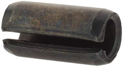 Value Collection - 8mm Diam x 16mm Long Slotted Spring Pin - Grade 1070-1080 Steel, Plain Finish - USA Tool & Supply