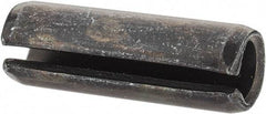 Value Collection - 8mm Diam x 24mm Long Slotted Spring Pin - Grade 1070-1080 Steel, Plain Finish - USA Tool & Supply