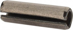 Value Collection - 8mm Diam x 26mm Long Slotted Spring Pin - Grade 1070-1080 Steel, Plain Finish - USA Tool & Supply