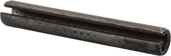 Value Collection - 8mm Diam x 55mm Long Slotted Spring Pin - Grade 1070-1080 Steel, Plain Finish - USA Tool & Supply