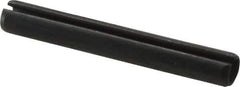 Value Collection - 8mm Diam x 60mm Long Slotted Spring Pin - Grade 1070-1080 Steel, Plain Finish - USA Tool & Supply