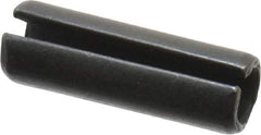 Value Collection - 10mm Diam x 30mm Long Slotted Spring Pin - Grade 1070-1080 Steel, Plain Finish - USA Tool & Supply